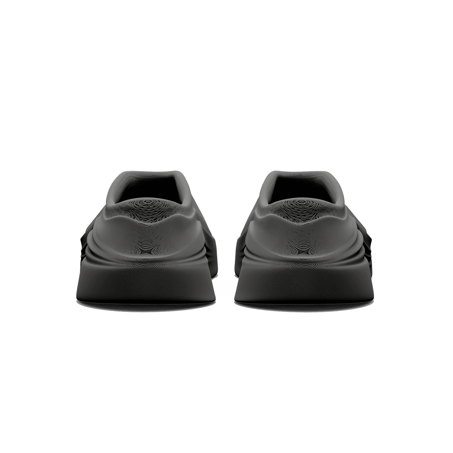 BIO001 in black — heel view