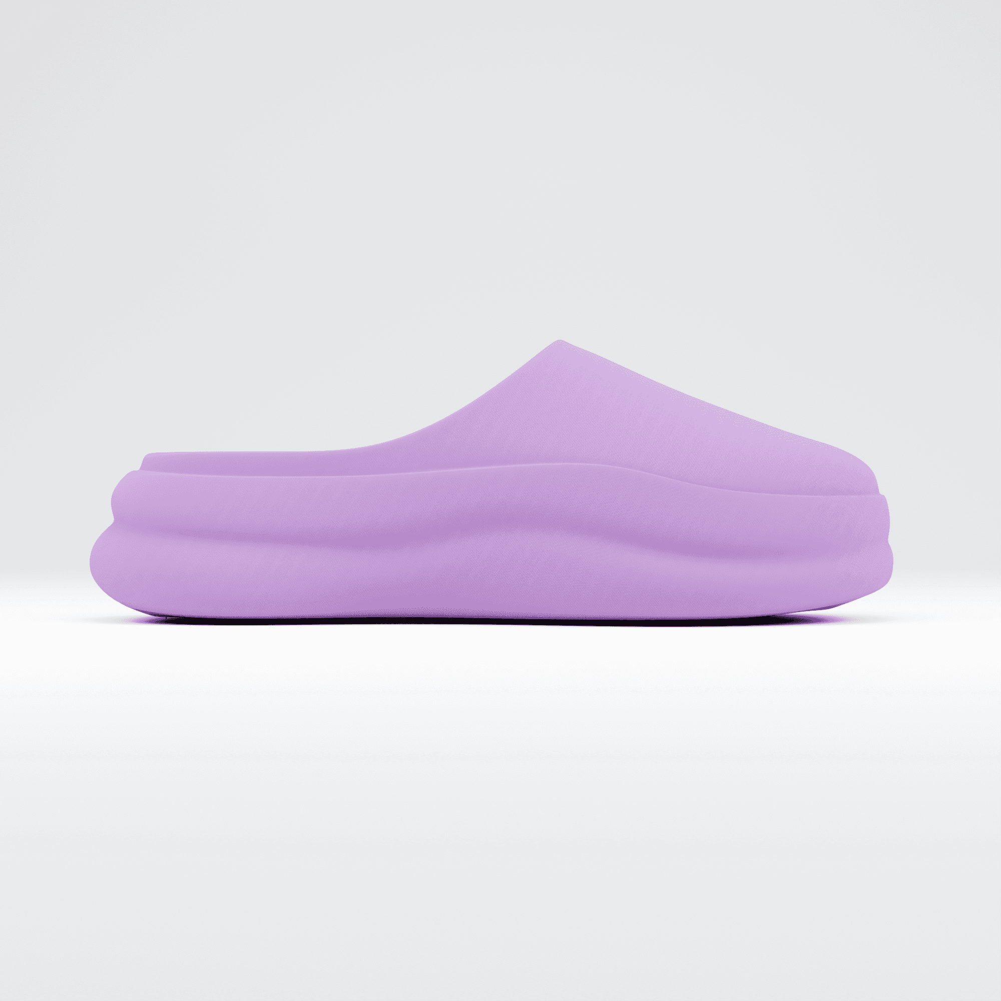 FLOUFS side profile showing the wavy platform sole