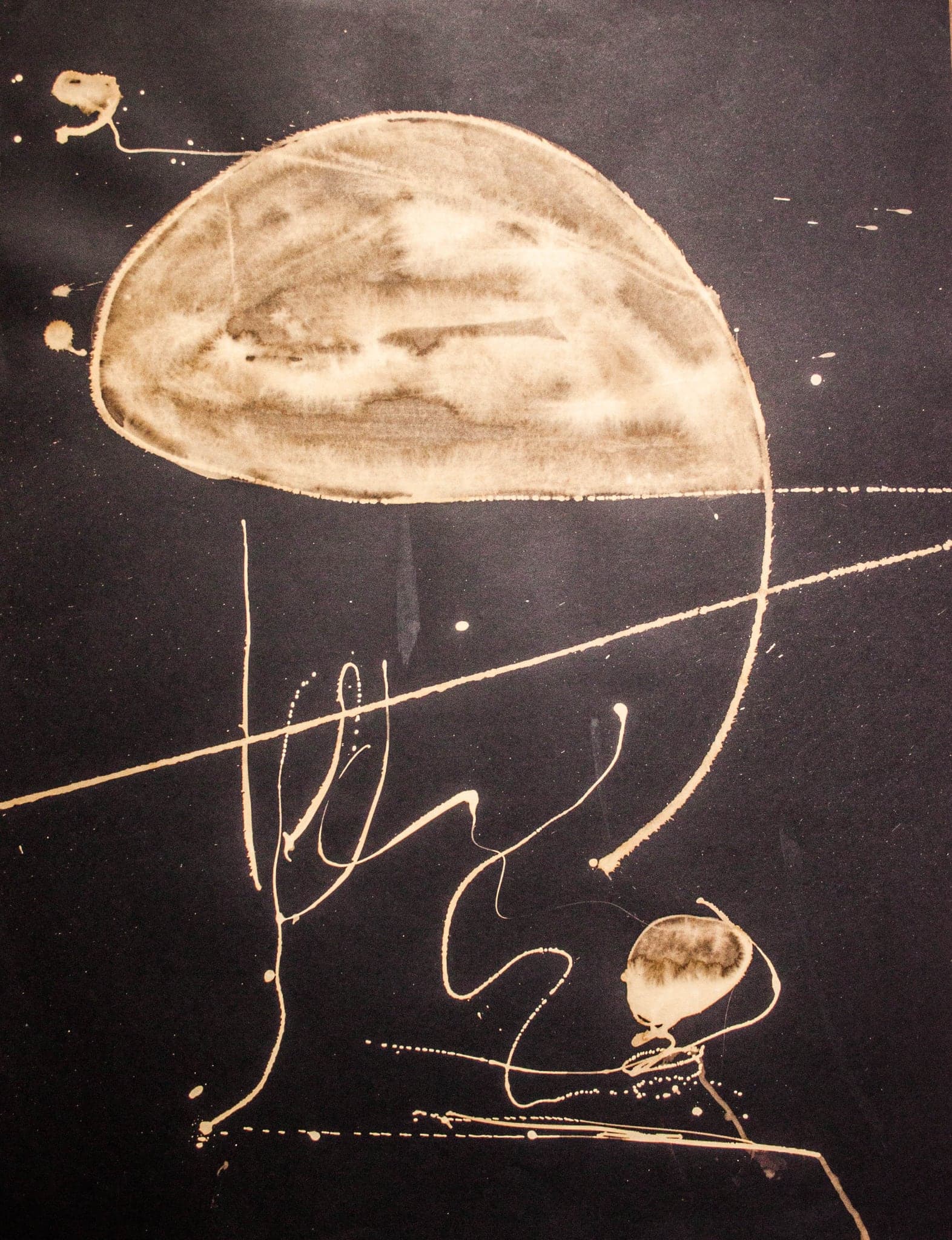 TEN CAUSTIC WORKS ON PAPER